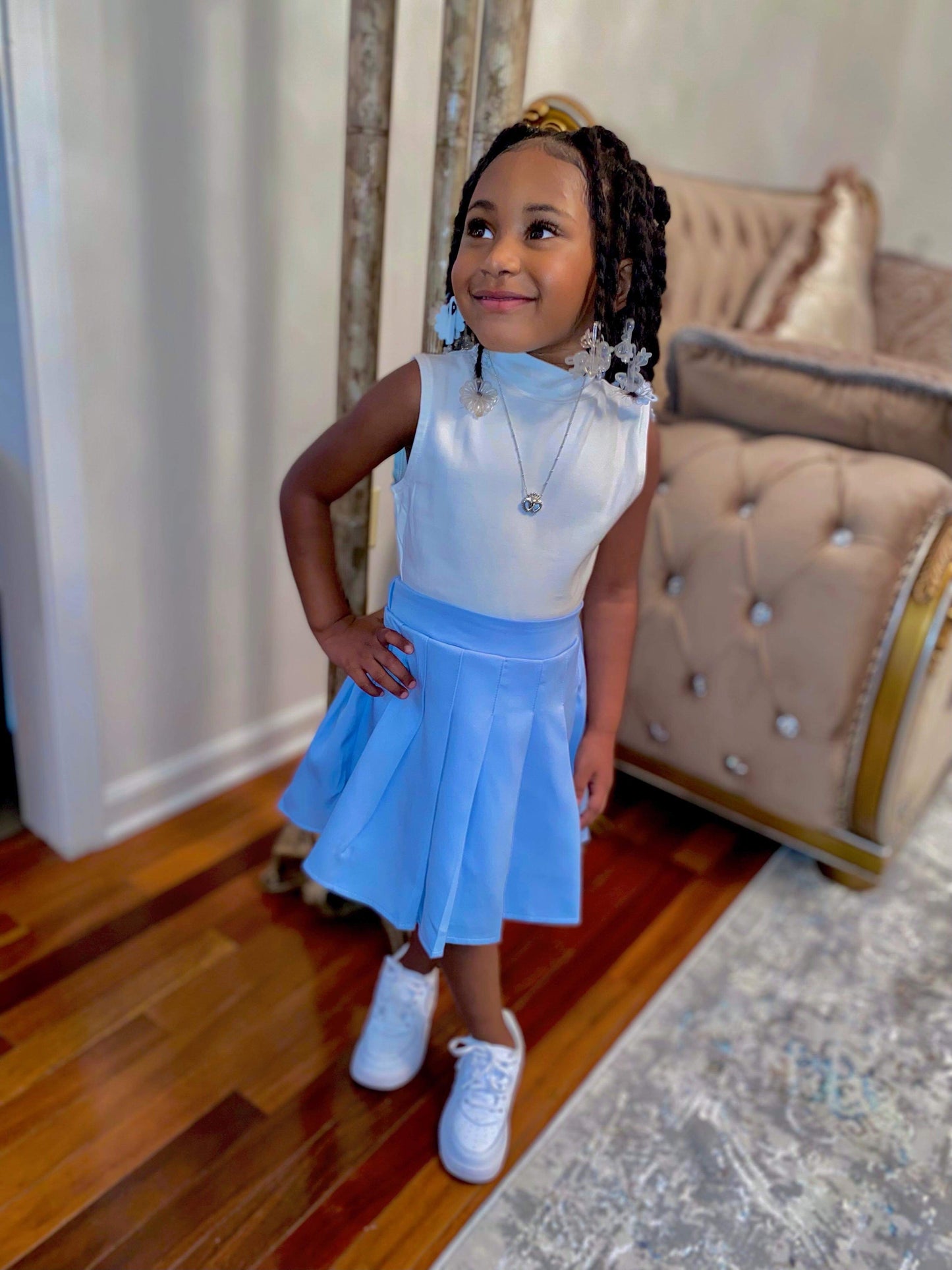 Skies are Blue dress 🥶