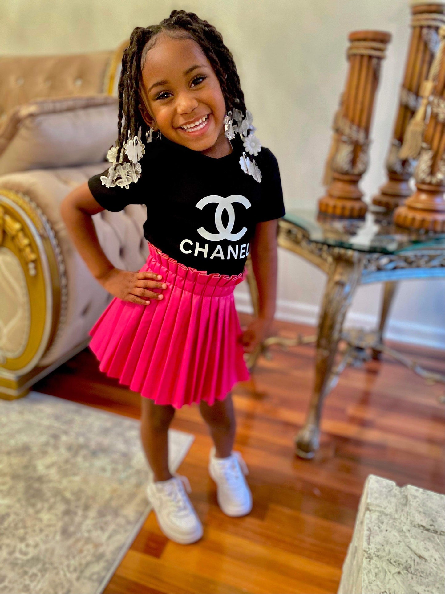 Pretty N Pink skirt set