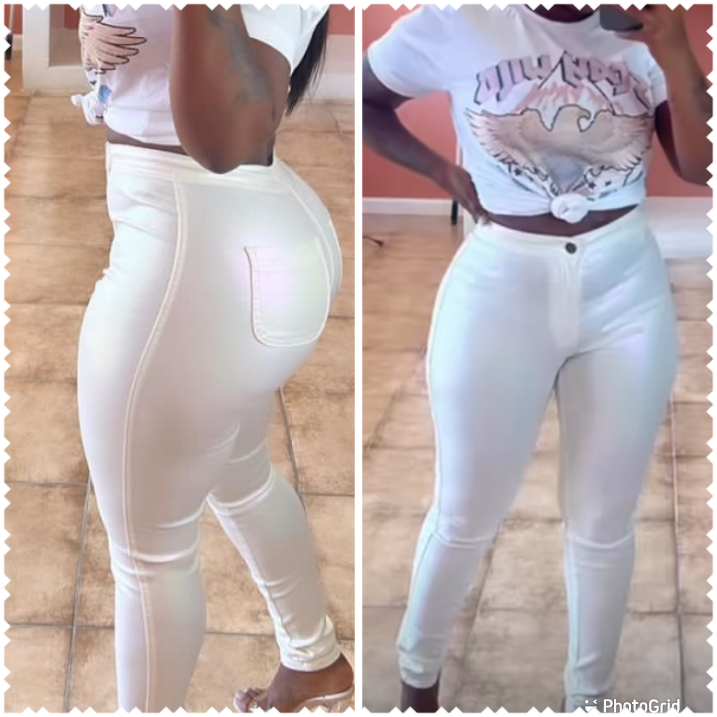 Frost White Pants.