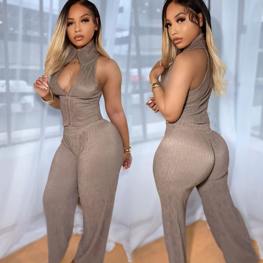 Mocha Plazzo Set
